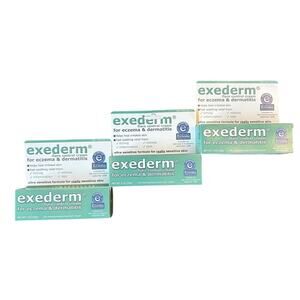 Exederm Flare Control Anti-Itch Cream for Eczema & Dermatitis 2oz (12/25) x 3
